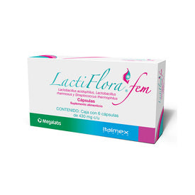 LACTIFLORA FEM 430MG SUP ALIM 6CAPS
