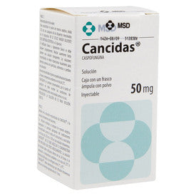 CANCIDAS 50 MG SOL INY F.A.