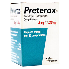 PRETERAX 5/1.25MG 30 CPR
