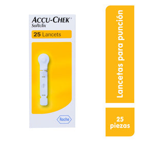 ACCU-CHEK SOFTCLIX LANCETAS 25