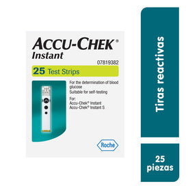 ACCU-CHEK INSTANT TIRAS REACT C/25