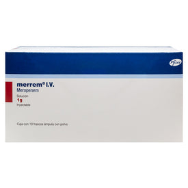 MERREM I.V. 1 G SOL INY 10FA PVO