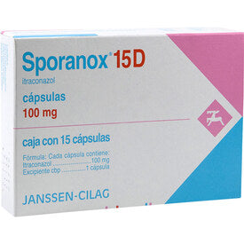 SPORANOX 100MG 15-D 15 CAPS