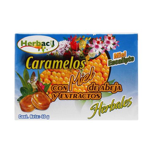 HERBACIL CARAMELO MIEL 1 CJA 40 G