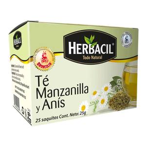 HERBACIL TE DE MANZANILLA Y ANIS 25 SOB