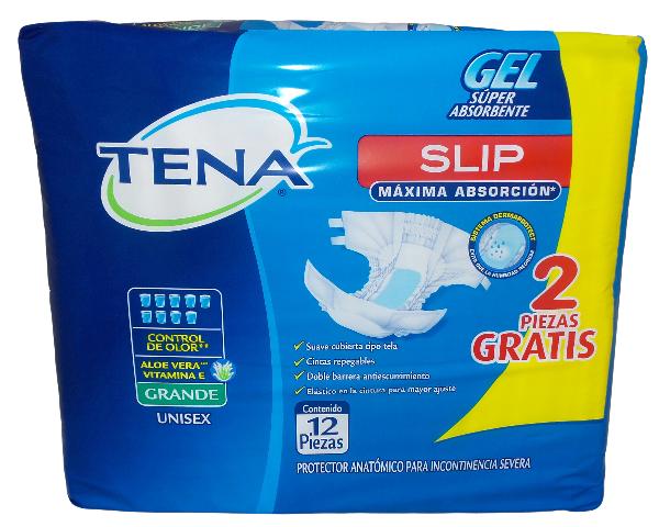 PANAL TENA SLIP GRANDE C/10