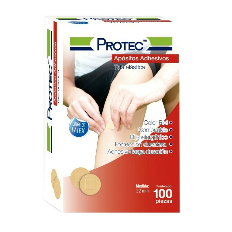 BANDAS ADH PROTEC CIRCU PIEL 100PZ