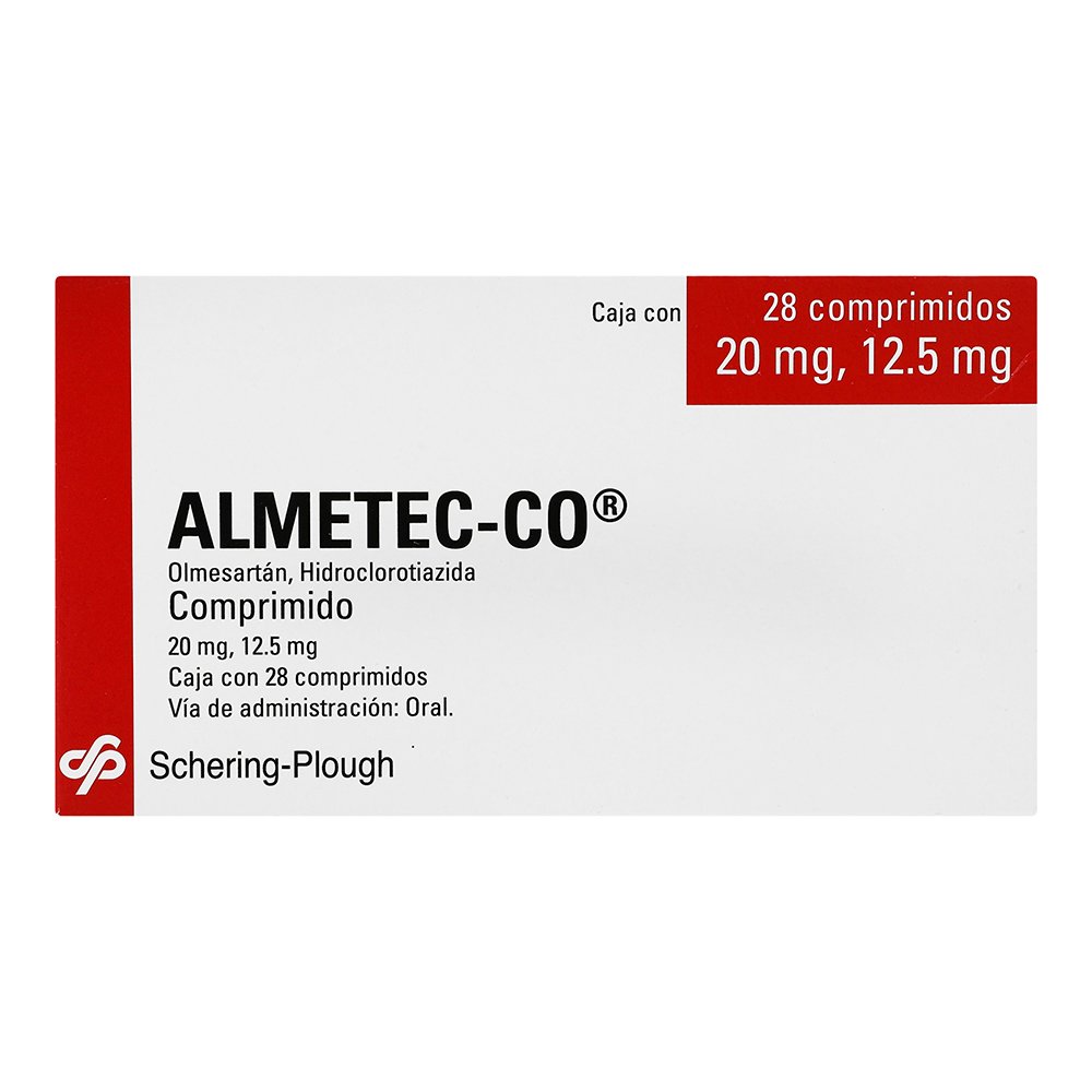 ALMETEC-CO 20/12.5 MG 28 CPR