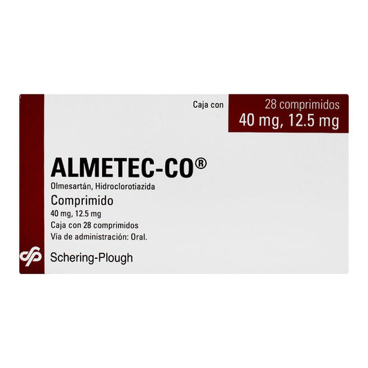 ALMETEC-CO 40/12.5 MG 28 CPR