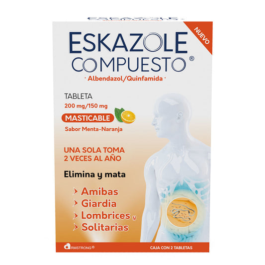 ESKAZOLE COMPUEST 200/150MG 2 TAB