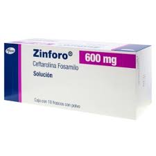 ZINFORO 600MG SOL PVO C/10 AMP