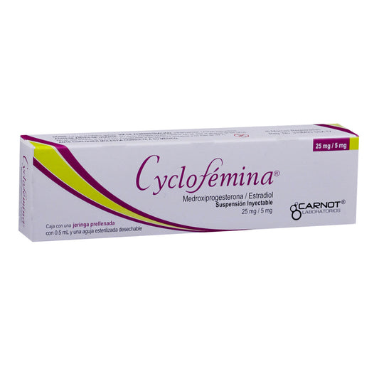 CYCLOFEMINA 25/5MG JGA PRE 5ML