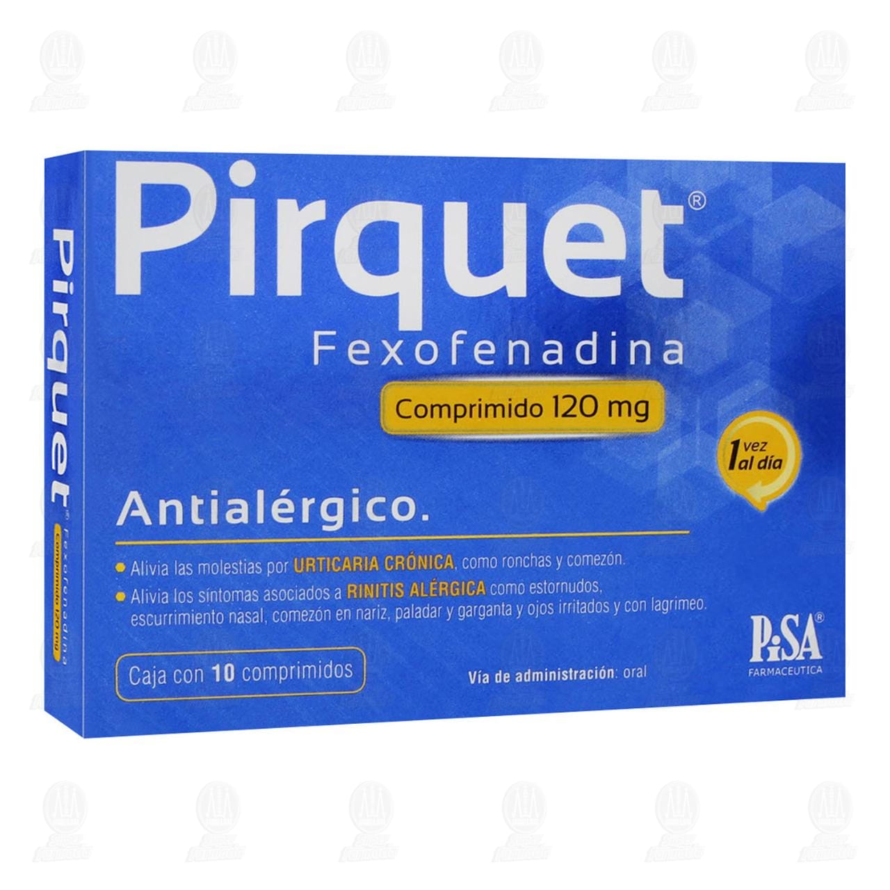 PIRQUET 120 MG ANTIALER 10 CPR