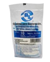 GUANTE DL P/EXPLOR LATEX MED C/10