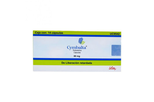 DULOXETINA TAB L.R. 60 MG CAJA C14