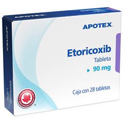 ETORICOXIB TAB. 90 MG. CAJA C/28