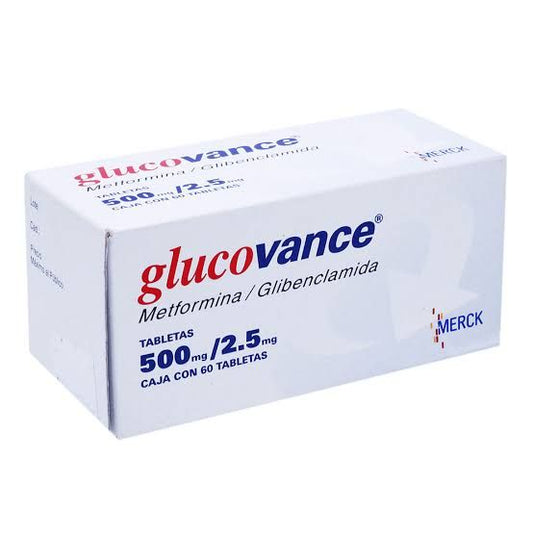 GLUCOVANCE 500/2.5MG 60 TAB