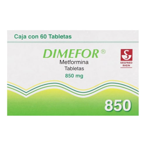 DIMEFOR 850 MG 60 TAB