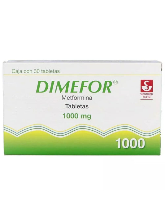 DIMEFOR 1000 MG 30 TAB