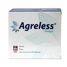 AGRELESS 75 MG 28 TAB