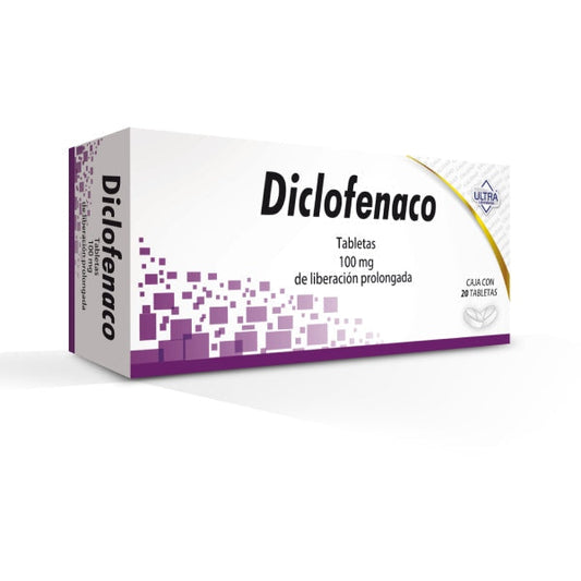 DICLOFENACO 20 GRAG 100 MG