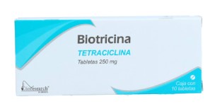 TETRACICLINA 250MG 10 TAB   LGEN