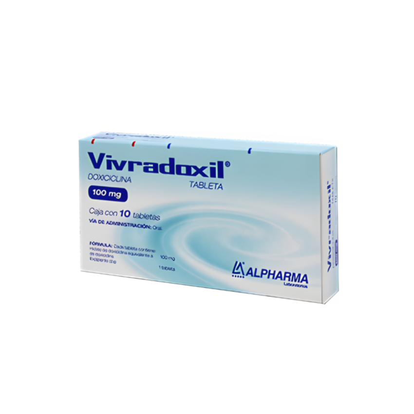 VIVRADOXIL TAB. 100 MG. CAJA C/FCO. C/10