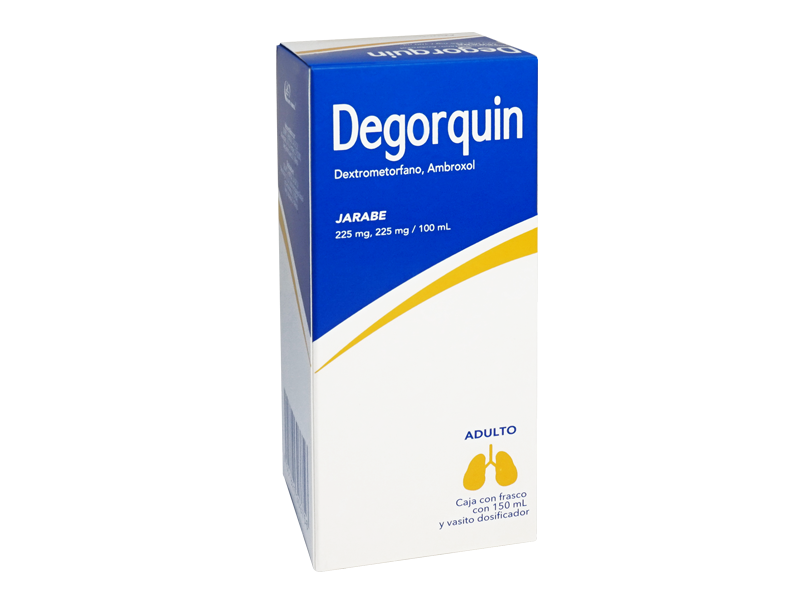 DEGORQUIN ADULTO JBE. CAJA C/FCO. C/150 ML.