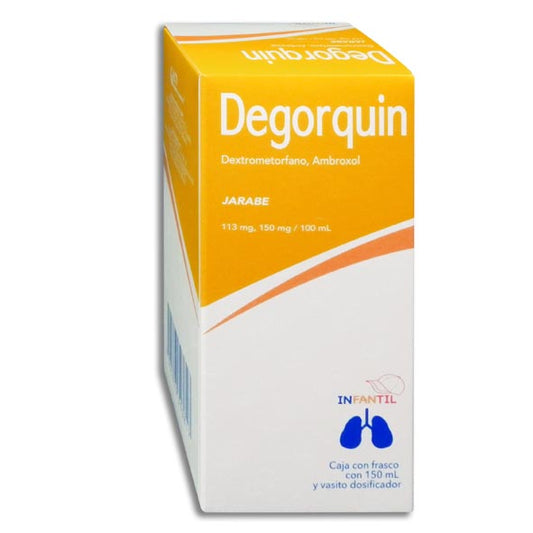 DEGORQUIN INF. JBE. CAJA C/FCO. C/150 ML.