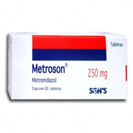 METROSON TAB. 250 MG. CAJA C/20