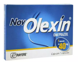 NOVOLEXIN CAP. 40 MG. CAJA C/FCO. C/7