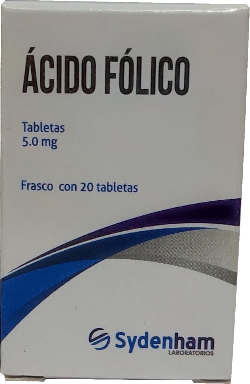 ACIDO FOLICO 5MG FCO 20 TAB LGEN N