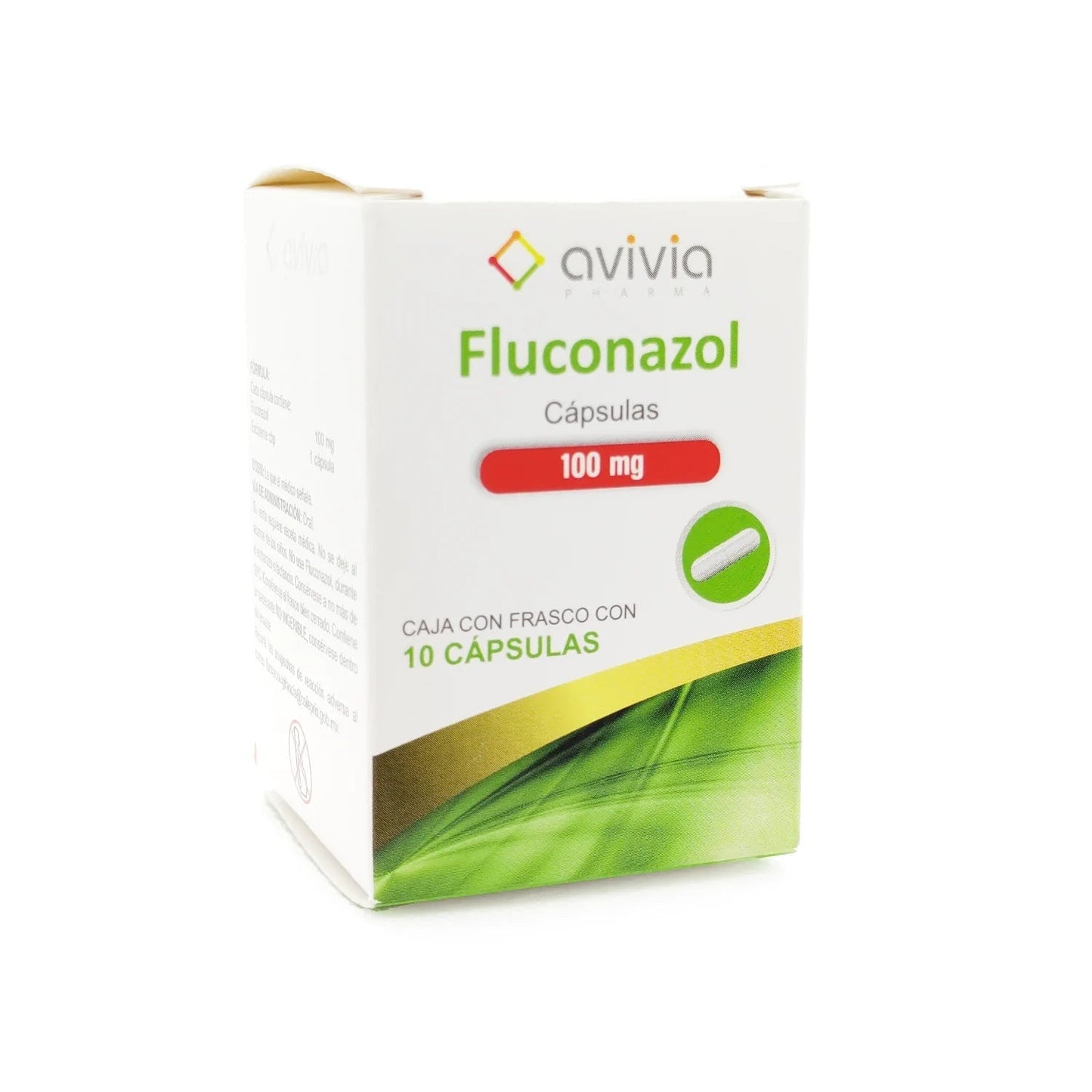 FLUCONAZOL 100MG 10 CAPS    LGEN
