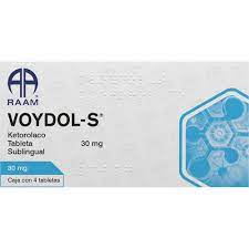 VOYDOL S 4 TAB SUBLINGUALES 30 MG