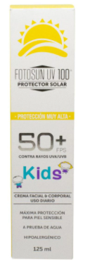 BLOQ FOTOSUN UV KIDS 50+ FPS 125ML