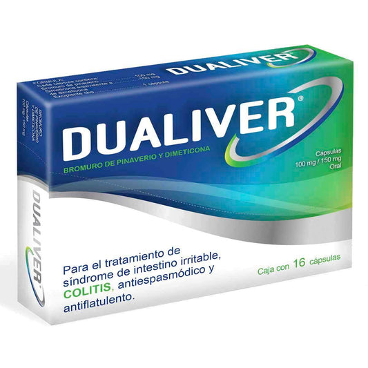 DUALIVER 100/150 MG 16 CAPS