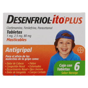 DESENFRIOL-ITO PLUS NJA 6 TAB MAST