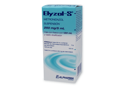 ELYZOL-S SUSP. CAJA C/FCO. C/120 ML.