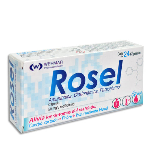 ROSEL CAP 50/3/300 MG CAJA C24