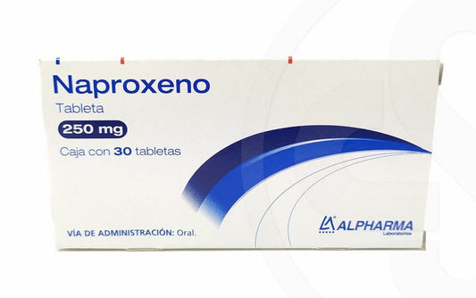 NAPROXENO TAB 250 MG CAJA C30