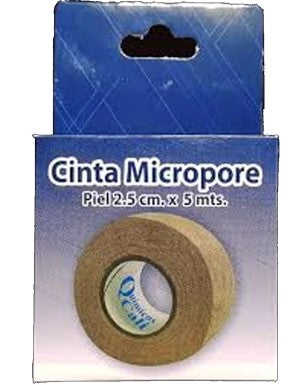 CINTA MICROPOR PIEL 1.25CM X 5MT