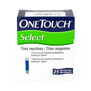 ONE TOUCH SELECT 25 TIRAS REACTIVAS
