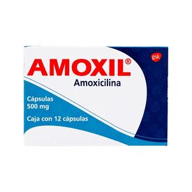 AMOXIL 500 MG 12 CAPS