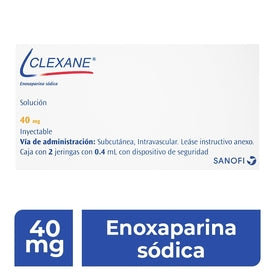 CLEXANE 40MG SOL INY 2JGAS