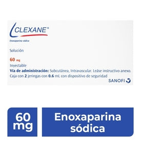 CLEXANE 60MG SOL INY 2X0.6ML JGAS