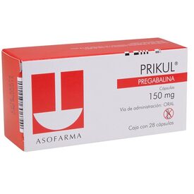PRIKUL 150 MG 28 CAPS
