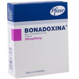 BONADOXINA 25 MG TAB 25