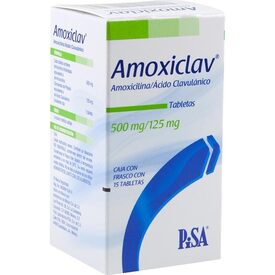 AMOXICLAV 500/125 MG 15 TAB