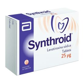 SYNTHROID 25 MCG 30 TAB