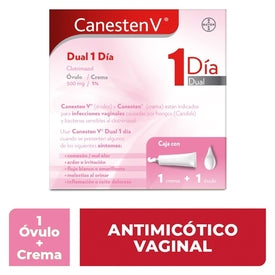 CANESTEN-V DUAL 1 DIA 1 OV+10G CRA